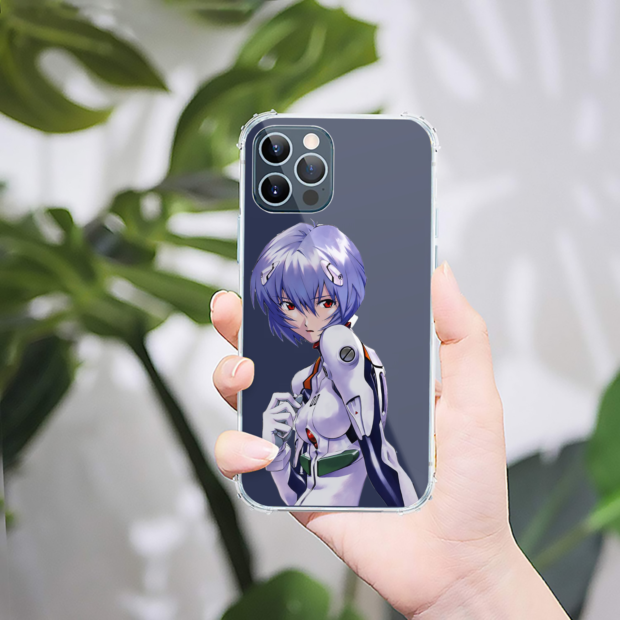 （画像用） EVA 新世紀エヴァンゲリオン 【iPhone 12シリーズ対応】透明スマホケース（クリアソフトケース）